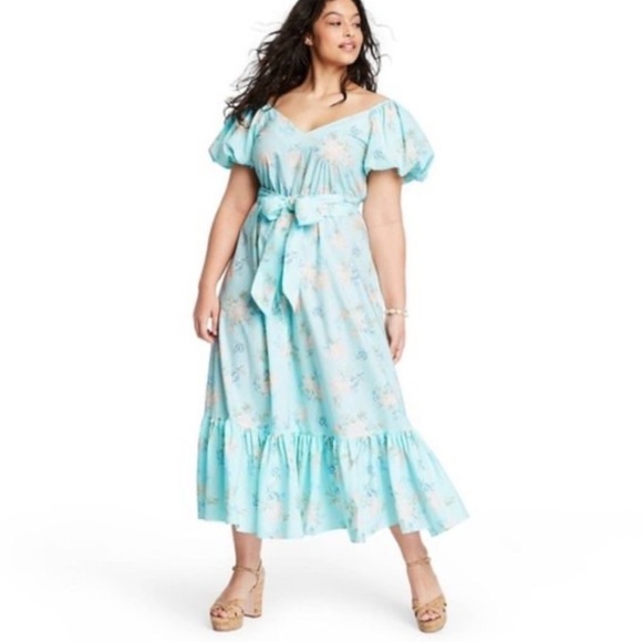 LoveShackFancy x Target Cottage Estelle Floral Maxi Dress Size 16 - Picture 2 of 6